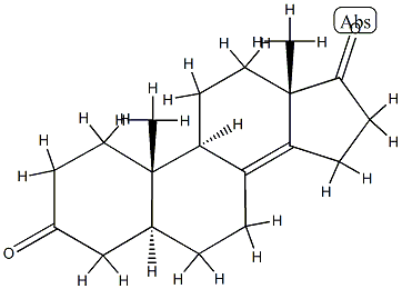 5α-Androst-8(14)-ene-3,17-dione 结构式