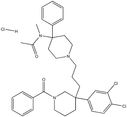 化合物 OSANETANT HCL 结构式