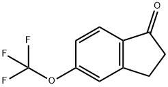 5-(trifluoromethoxy)-2,3-dihydroinden-1-one 结构式