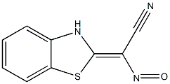 2-Benzothiazoleacetonitrile,-(hydroxyimino)-,(Z)-(9CI) 结构式