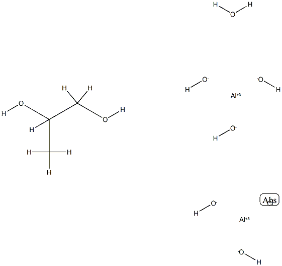 氯化羟铝 PG 配位化合物 结构式