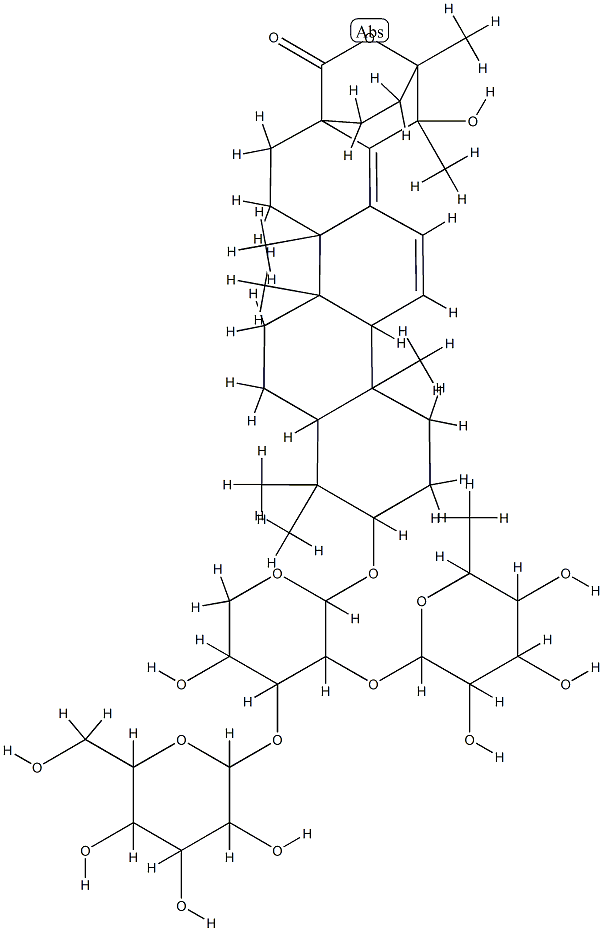苦丁冬青苷 D 结构式