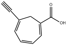 1,3,5-Cycloheptatriene-1-carboxylicacid,6-ethynyl-(9CI) 结构式