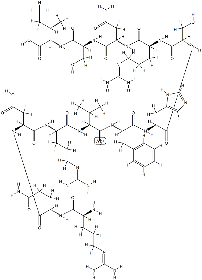 (PHE1376)-FIBRONECTIN FRAGMENT (1371-1382) 结构式