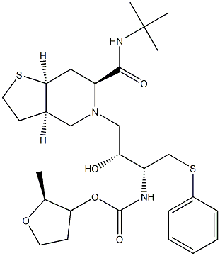 ThienopyridCONH furanyl urethane deriv. 结构式