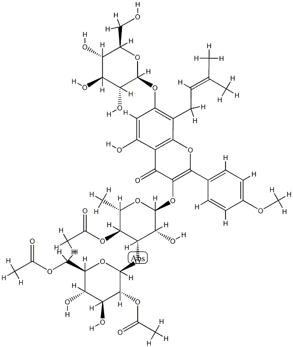 朝藿定K 结构式