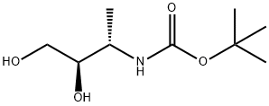 Carbamic acid, (2,3-dihydroxy-1-methylpropyl)-, 1,1-dimethylethyl ester, [R- 结构式