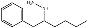 (1-phenylhexan-2-yl)hydrazine 结构式