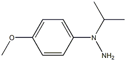 1-(p-Methoxy-α-methylphenethyl)hydrazine 结构式