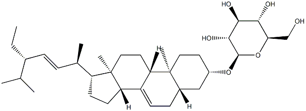 ALPHA-波菜甾醇葡糖苷 结构式