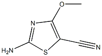 5-Thiazolecarbonitrile,2-amino-4-methoxy-(9CI) 结构式