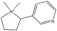 N'-methylnicotinium 结构式