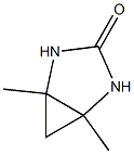 2,4-Diazabicyclo[3.1.0]hexan-3-one,1,5-dimethyl-(9CI) 结构式