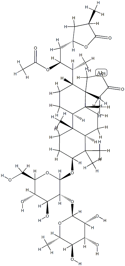 hovenidulcioside B1 结构式