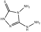 4-氨基-3-肼基-5-巯基-1,2,4-三氮唑 结构式
