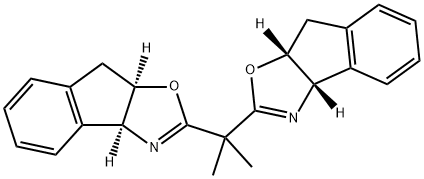 [(3AS,3'AS,8AR,8'AR)-2,2'-异丙叉双[3A,8A-二氢-8H-茚并[1,2-D]恶唑]] 结构式