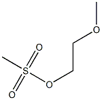 聚乙二醇单甲醚甲磺酸酯, M.W. 13,000 结构式