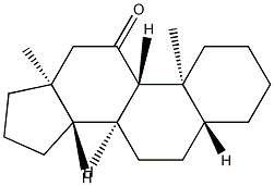 5α-Androstan-11-one 结构式
