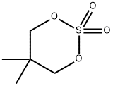 5,5-二甲基-1,3,2-二氧硫杂环己烷2,2-二氧化物 结构式