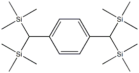 Silane(1,4-phenylenedimethylidene)tetrakis[trimethyl 结构式