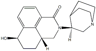 (6R)-HYDROXY (R,S)-PALONOSETRON 结构式