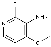 3-Pyridinamine,2-fluoro-4-methoxy-(9CI) 结构式