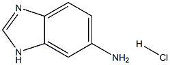 1H-苯并[D]咪唑-6-胺盐酸盐 结构式