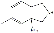 3aH-Isoindol-3a-amine,1,2,3,7a-tetrahydro-5-methyl-(9CI) 结构式