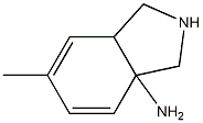 3aH-Isoindol-3a-amine,1,2,3,7a-tetrahydro-6-methyl-(9CI) 结构式