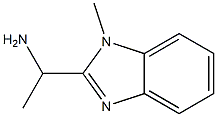[1-(1-甲基-1H-苯并咪唑-2-基)乙基]胺二盐酸盐 结构式