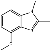 1H-Benzimidazole,4-methoxy-1,2-dimethyl-(9CI) 结构式