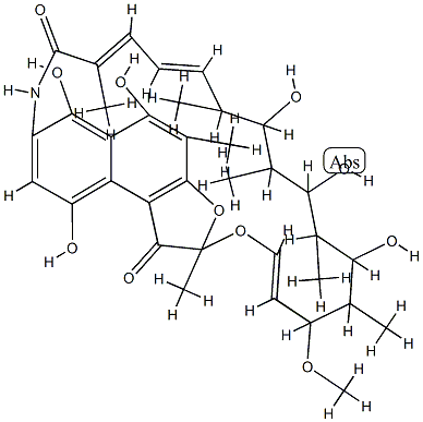 利福霉素杂质 结构式