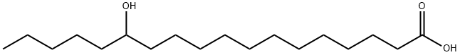 13-羟基十八酸 结构式