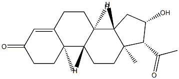 16β-Hydroxypregn-4-ene-3,20-dione 结构式
