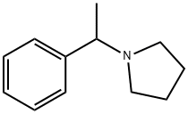 N-(Α甲基苄基)吡咯烷 结构式