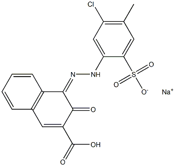 CIPIGMENTRED48,MONOSODIUMSALT 结构式