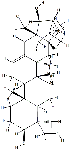 七叶树皂苷元 结构式