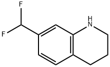 7-(二氟甲基)-1,2,3,4-四氢喹啉 结构式
