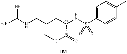 NA-P-甲苯磺酰-L-精氨酸甲酯盐酸盐 结构式