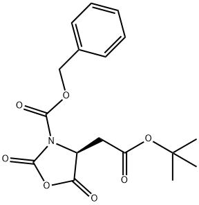 CBZ-L-天冬氨酸(B-叔丁酯)N-环己基亚胺酯 结构式