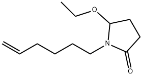 2-Pyrrolidinone,5-ethoxy-1-(5-hexenyl)-(9CI) 结构式