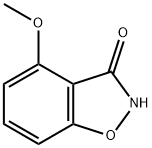 1,2-苯并异恶唑-3(2H) - 酮,4-甲氧基 - (9CI) 结构式