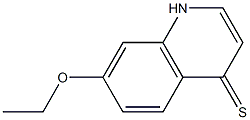 4(1H)-Quinolinethione,7-ethoxy-(9CI) 结构式