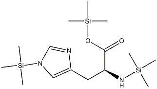 Nα,1-Bis(trimethylsilyl)-L-histidine trimethylsilyl ester 结构式