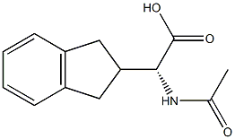 N-AC-R-茚满基甘氨酸 结构式