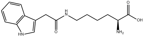 indole-3-acetyl-epsilon-lysine 结构式