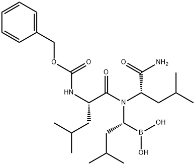 Z-Leu-Leu-Leu-B(OH)2 (MG262) 结构式