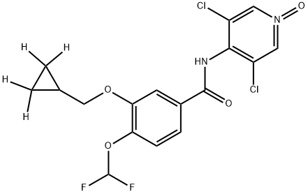 罗氟司特氮氧化物-D4 结构式