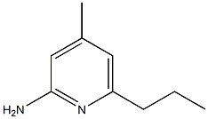 2-Pyridinamine,4-methyl-6-propyl-(9CI) 结构式