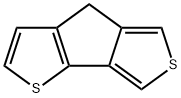 4H-Cyclopenta[2,1-b:3,4-c']dithiophene 结构式